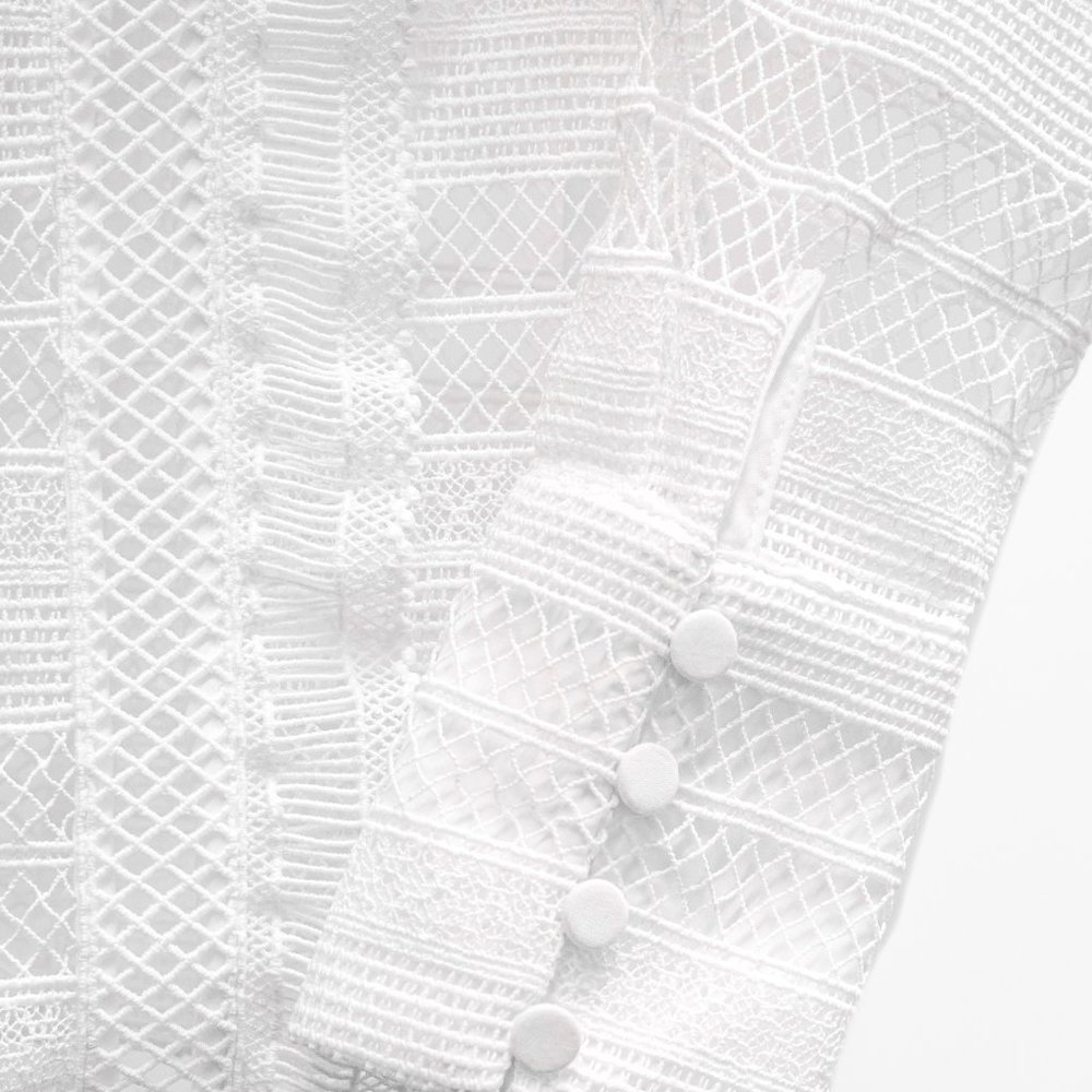 Self-Portrait Ruffle Blouse - Picture 6 of 9
